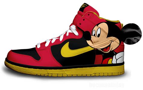 mickey mouse nike shoes